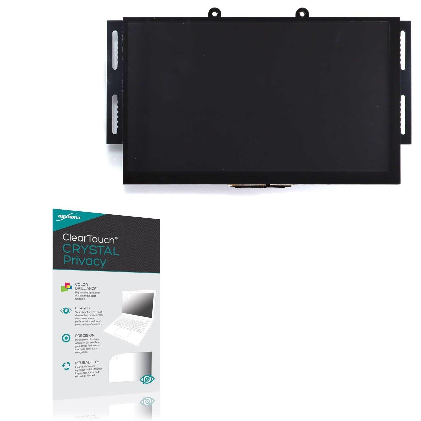 BoxWave Screen Protector Compatible with Odroid VU7C HDMI Display (7 in) - ClearTouch Crystal Privacy (2-Pack), Privacy Screen Protector Flexible Film Clear