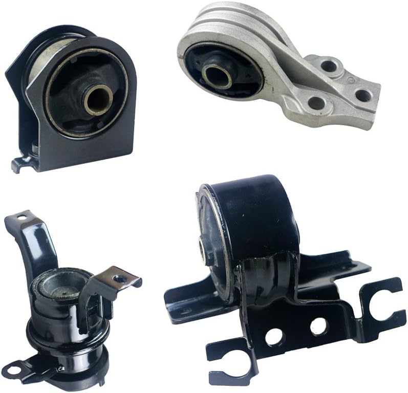 Front Left Rear Engine Motor Transmission Mount Set Fit for Ford Escape 2.3L 05-08 2.5L 09-12 Mazda Tribute 2.3L 05-06 2.5L 2WD 09-11 Mercury Mariner 2.3L 2.5L 2WD 09-11 4pcs