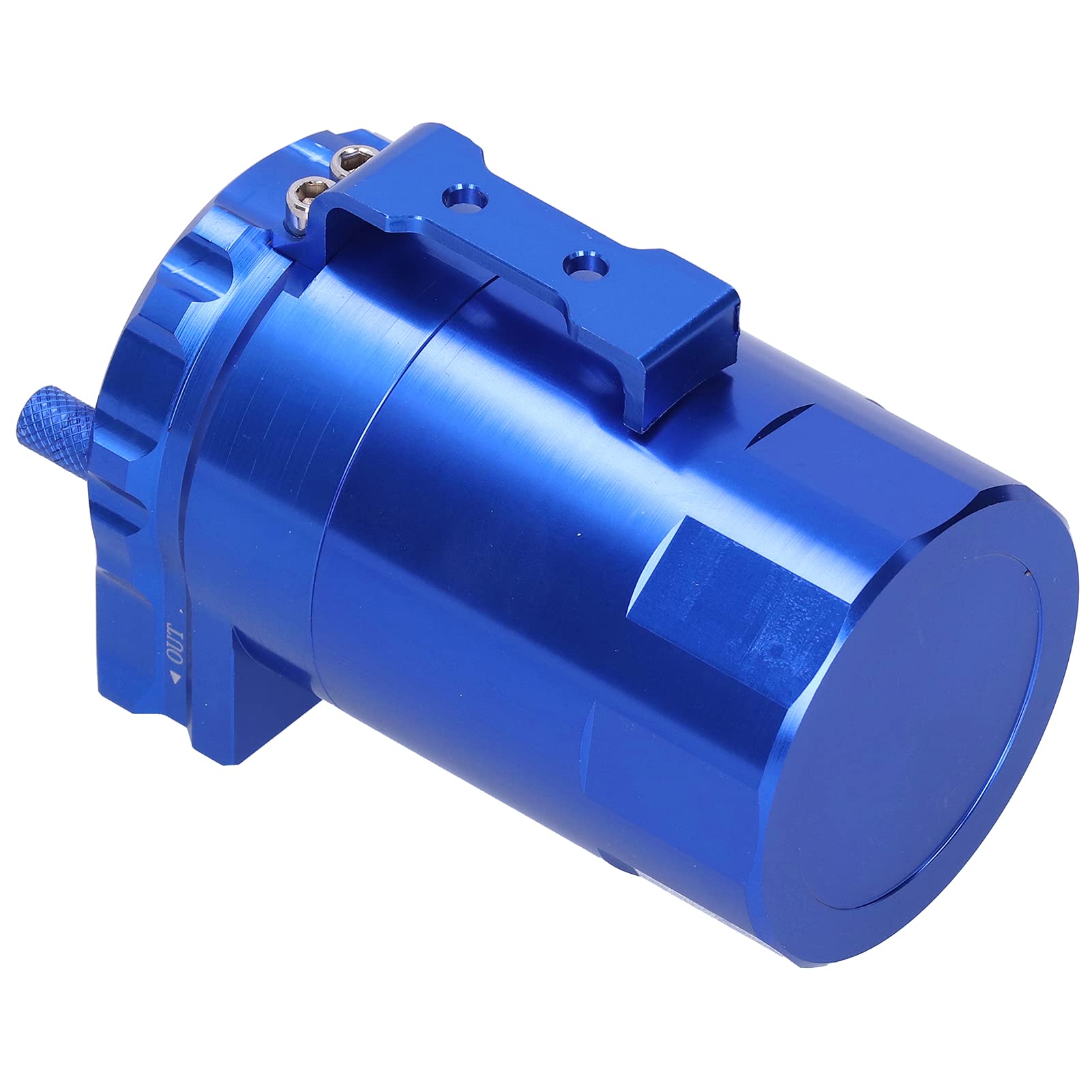 Zbiornik na ze stopu aluminium z akcesoriami montażowymi (Blue)