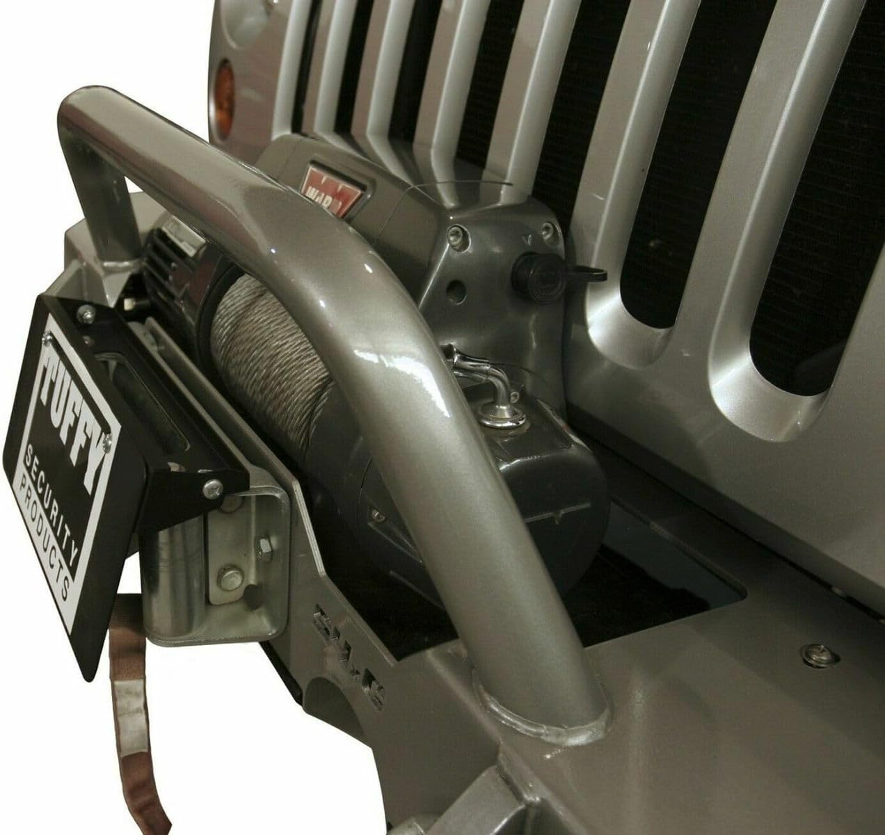 Tuffy Security Products - Universal | Flip-Up License Plate Holder | Roller Fairlead