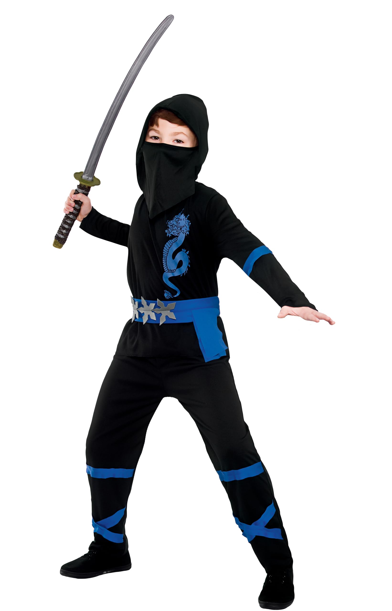 Wicked Costumes Kids Power Ninja Fancy Dress Costume