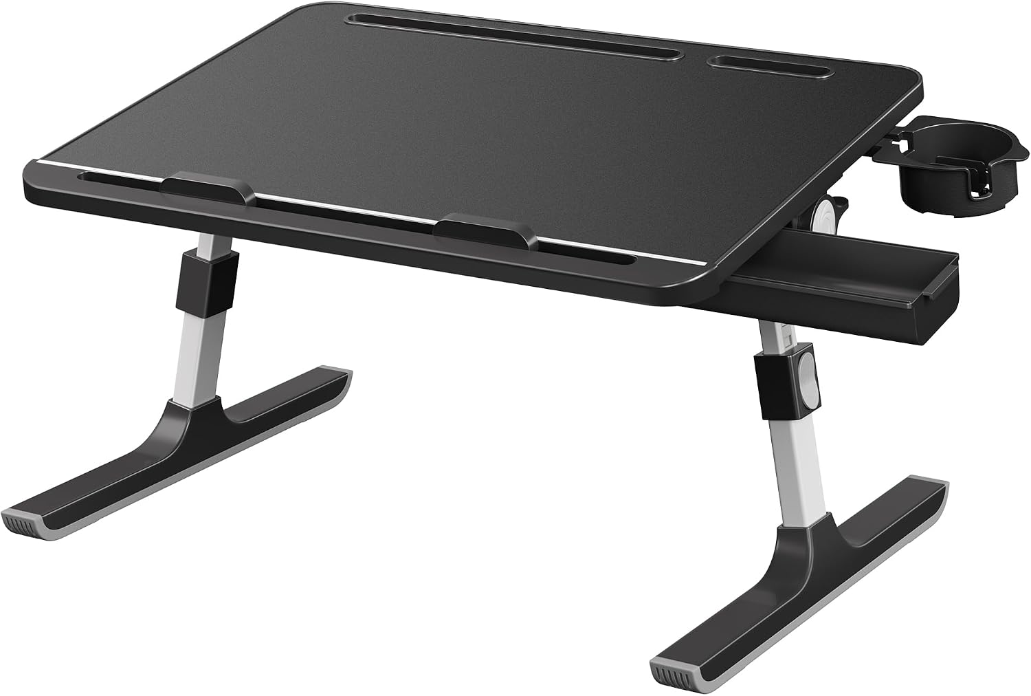 SONGMICS HOME Lap Desk, Height & Angle Adjustable Laptop Stand for Bed
