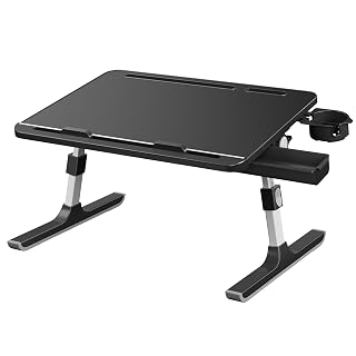 SONGMICS HOME Lap Desk, Height & Angle Adjustable Laptop Stand for Bed - Amazon product rated Grade A