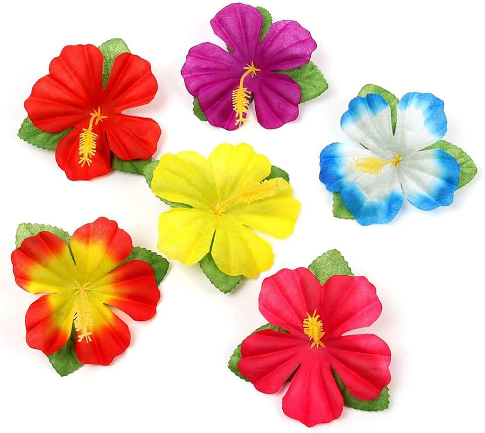 artificial hibiscus flowers