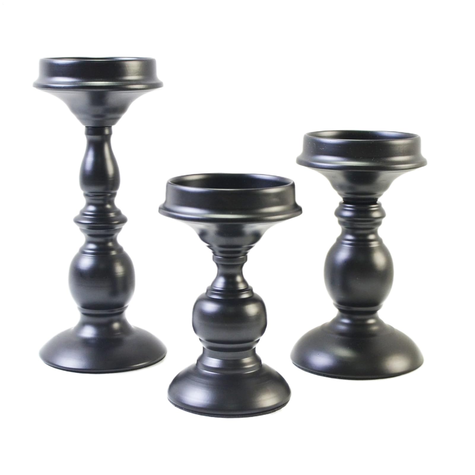 Bougeoir d'Halloween de table et bougeoirs noirs de décoration de chambre d'hôtel