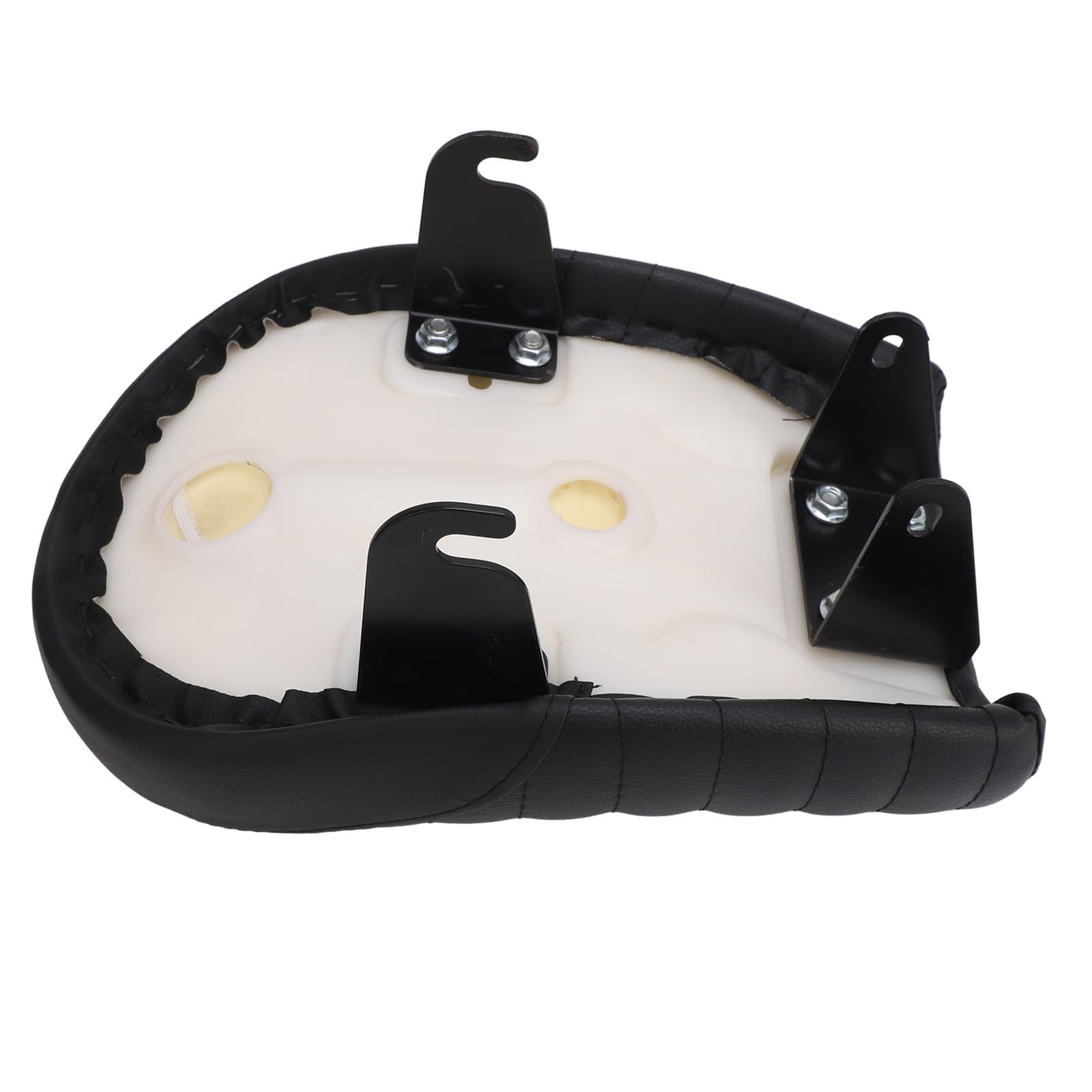 Keenso Asiento de Motocicleta Sillín, Cojín de Cuero Sintético para