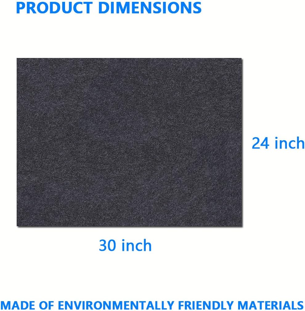 Urinal Mats，Deodorizing Urinal Floor mats—Anti-Slip and Waterproof Backing，Absorbent/Waterproof materials，Commercial Splash Mats for Men's Restroom，Reusable/Washable (24" x 30") image 3