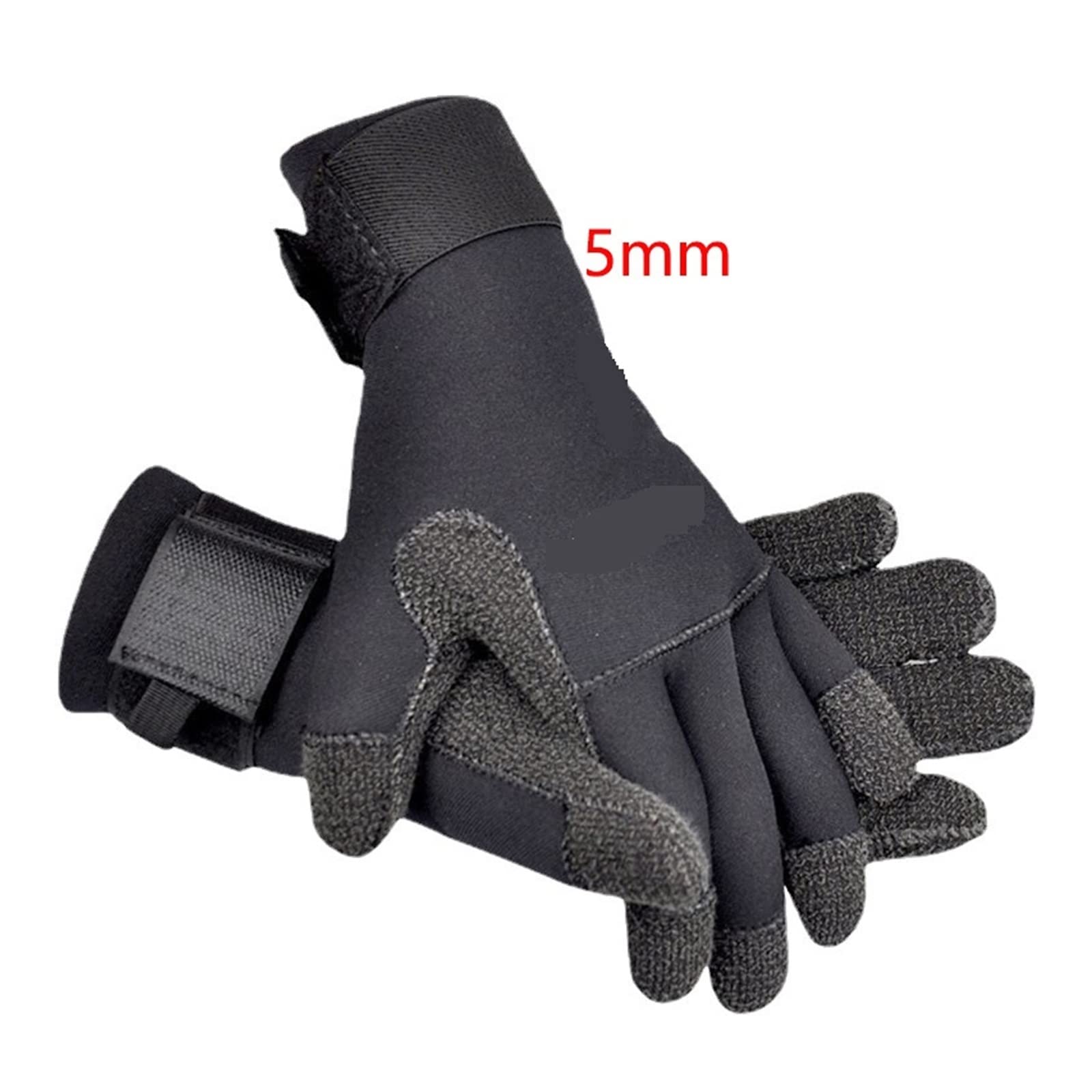 Guanti da immersione 3MM / 5mm Neoprene antiscivolo resistenti all'usura for immersioni invernali Nuoto Sci Arrampicata su roccia Caldo E Confortevole