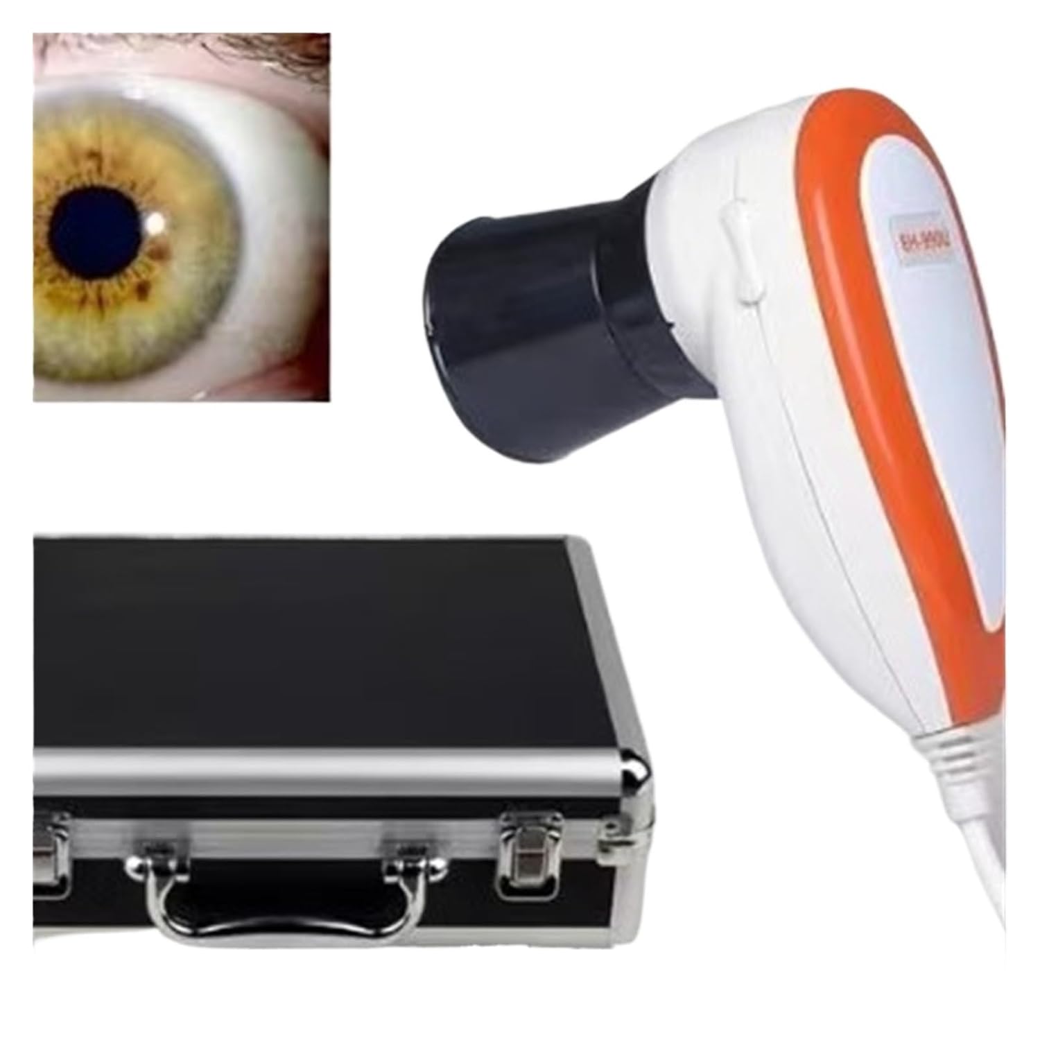 Iridology Camera Iris Analyzer, Magnification Iriscope, High Resolution Digital Camera, for Eye Iris Skin and Hair Analysis