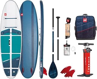 Red Paddle Co - SUP Stand Up Paddle Boarding - 9'6 Compact Stand Up Paddle Board, Bag, Pump, Paddle & Leash/Strap