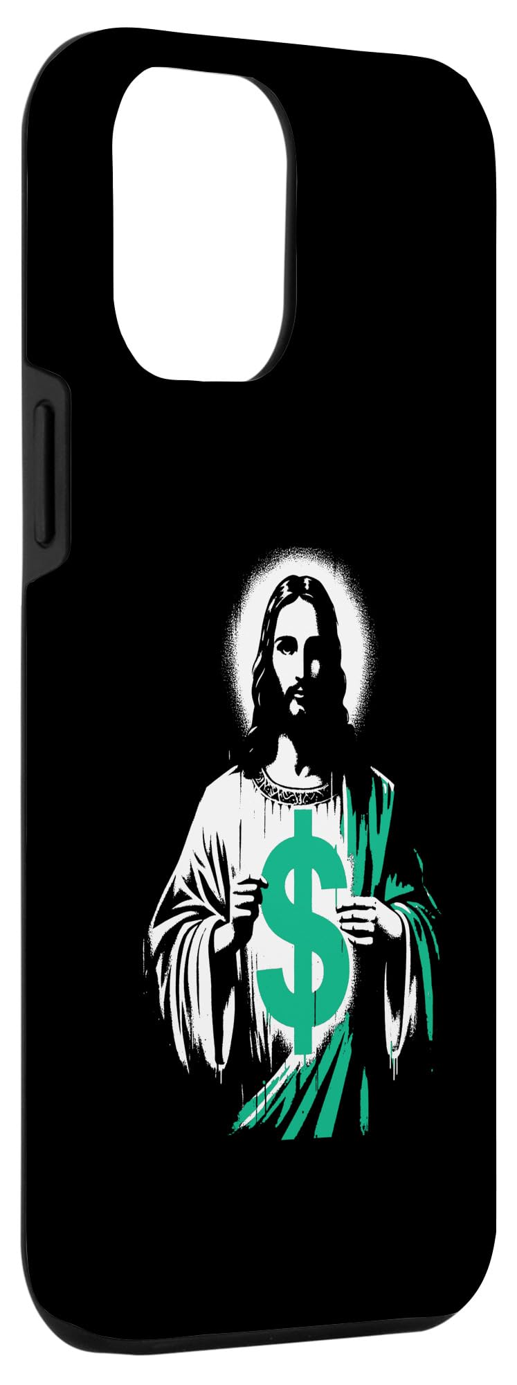 iPhone 15 Plus Jesus US Dollar - Funny Christian Religious Money Lover Case - Image 3