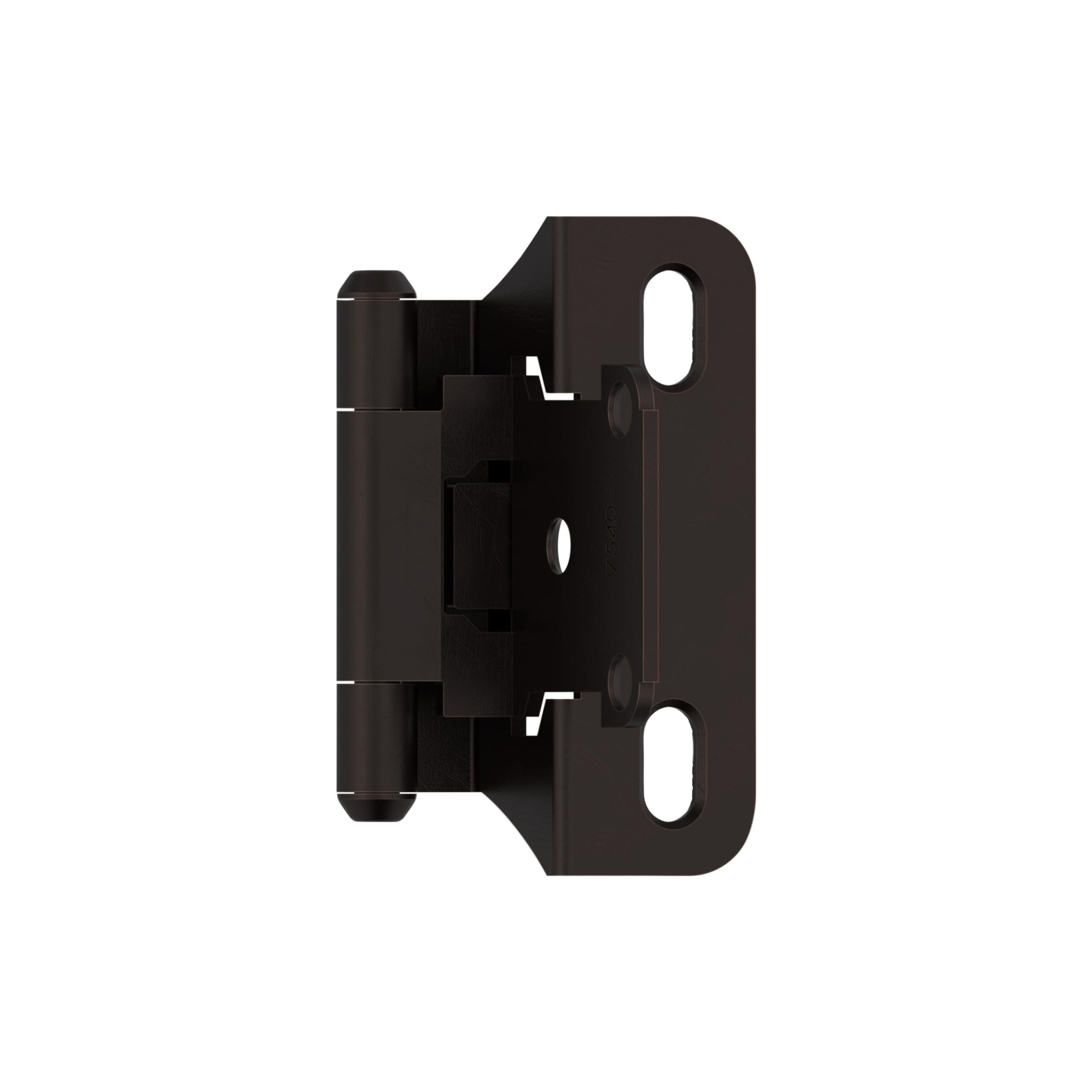 Amerock BPR7566ORB Hinge, Oil Rubbed Bronze, 1/4 in (6 mm) Overlay Partial Wrap