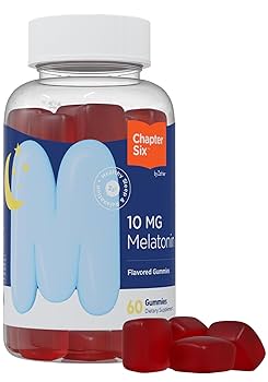 Amazon.com: Zahler - Chapter Six Melatonin Gummies 10mg (60