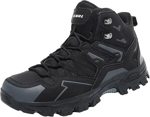 EKsma Mens Low Top Waterproof Hiking Shoes Trekking Trails Outdoor Work Shoes
