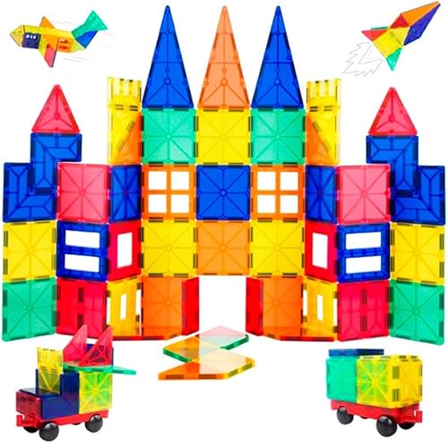 Imanes de construcción para niños, bloques de construcción magnéticos, juego de imanes de construcción educativa para niños, aprendizaje, juguetes