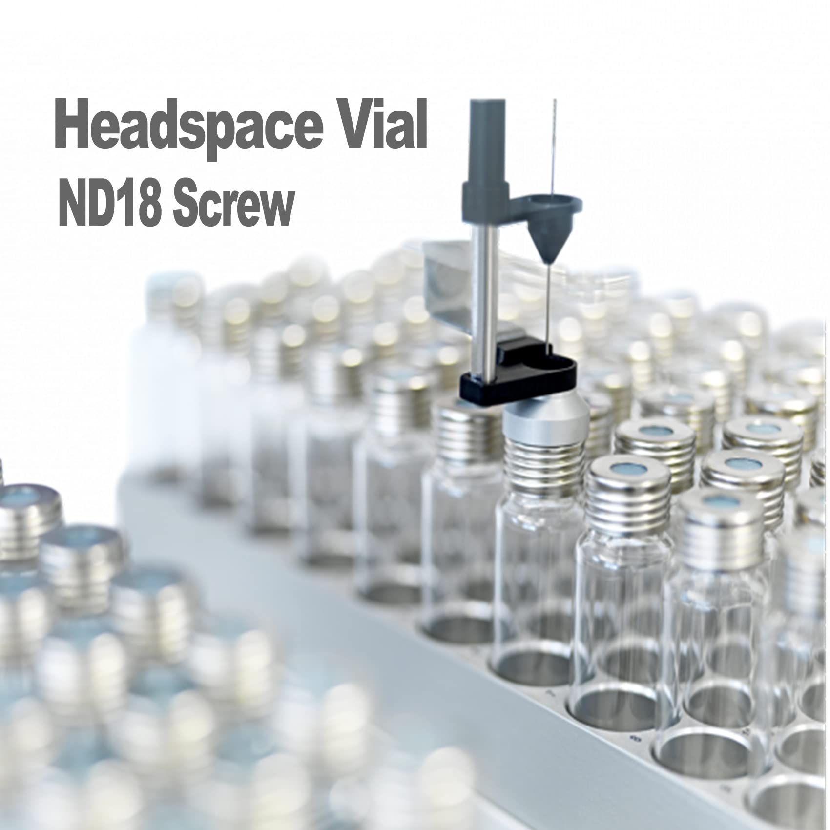 Lab Headspace Vials - 100 Pcs Borosilicate Glass -8
