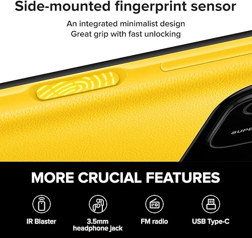 Miniatura 4 de Xiaomi POCO M3 Smartphone, 4 GB + 64 GB, 6.53 "FHD + Ampio 1080P FHD + Pantalla 49 MP, cámara Tripla, batería de 6000 mAh, Doppi Altoparlanti, Jack