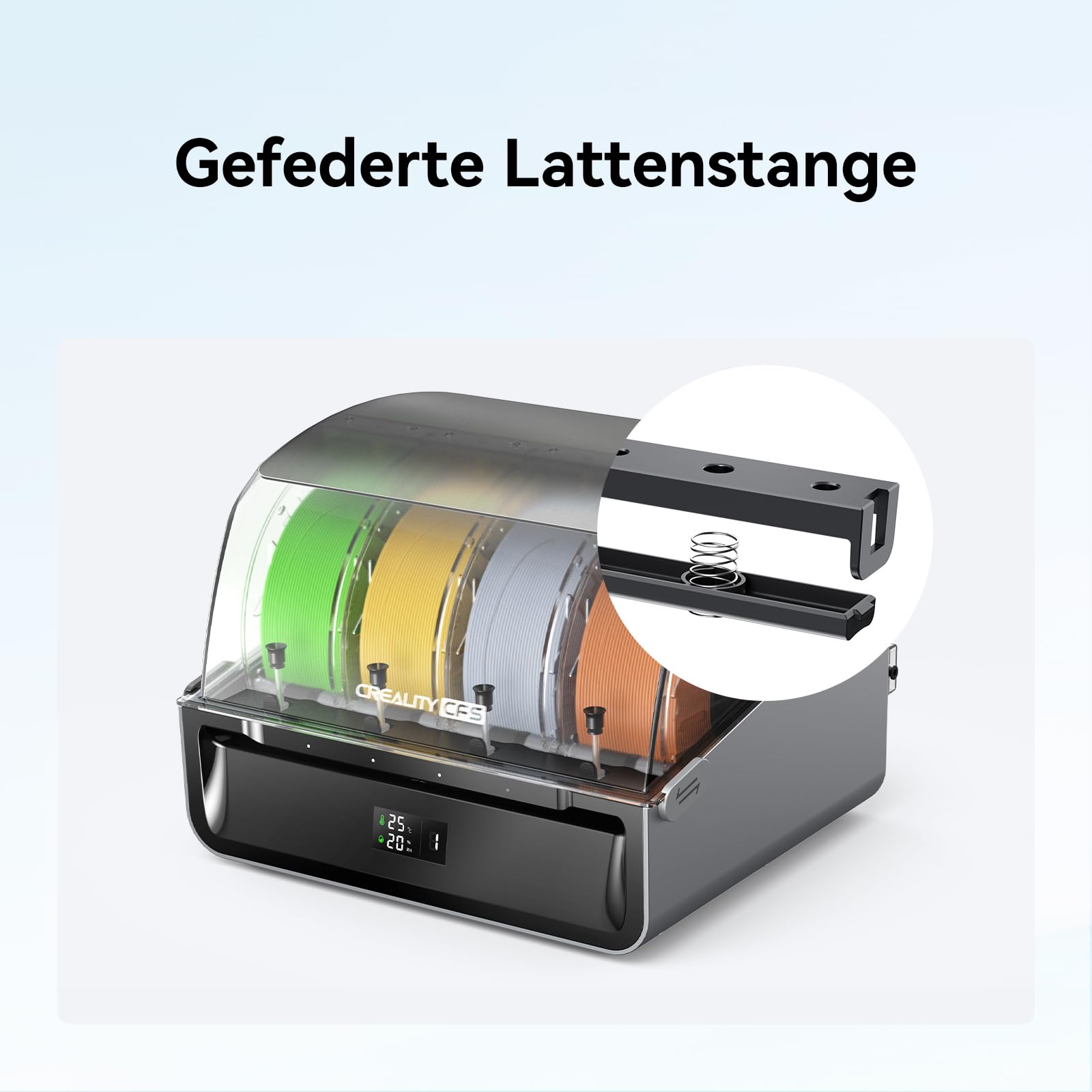 Creality CFS Automatisches Filamentsystem für 3D-Drucker, Automatischer Filamentwechsel, Mehrfarben- & Multimaterialdruck bis 16 Farben, RFID-Erkennung, Kompatibel mit K2 Plus & Hi