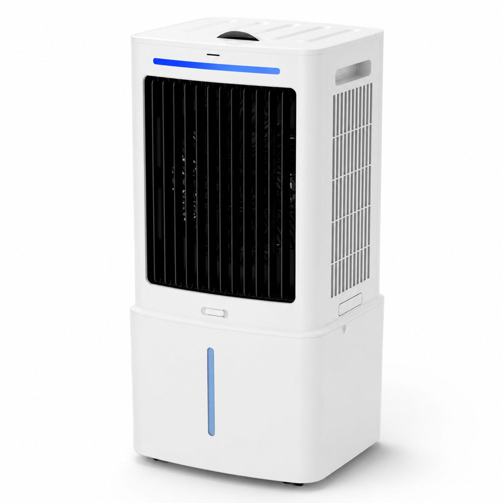 Evaporative Air Cooler with 25L Detachable Water Tank, 3 Speeds & 3 Modes Portable Cooling Fan, 12H Timer, Wide Oscillation, Remote Control, Top-Filling Swamp Cooler for Home, Bedroom & Office