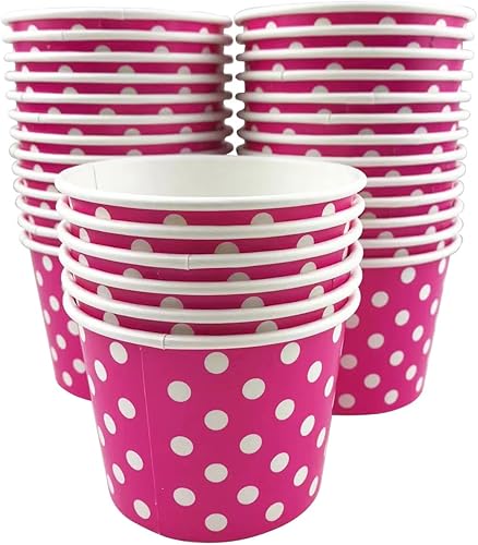 Miniatura 4 de MMvolesy Tazas de helado de arcoíris de 6 onzas tazas de postre desechables cuencos de helado para alimentos fríos o calientes tazas de postre de