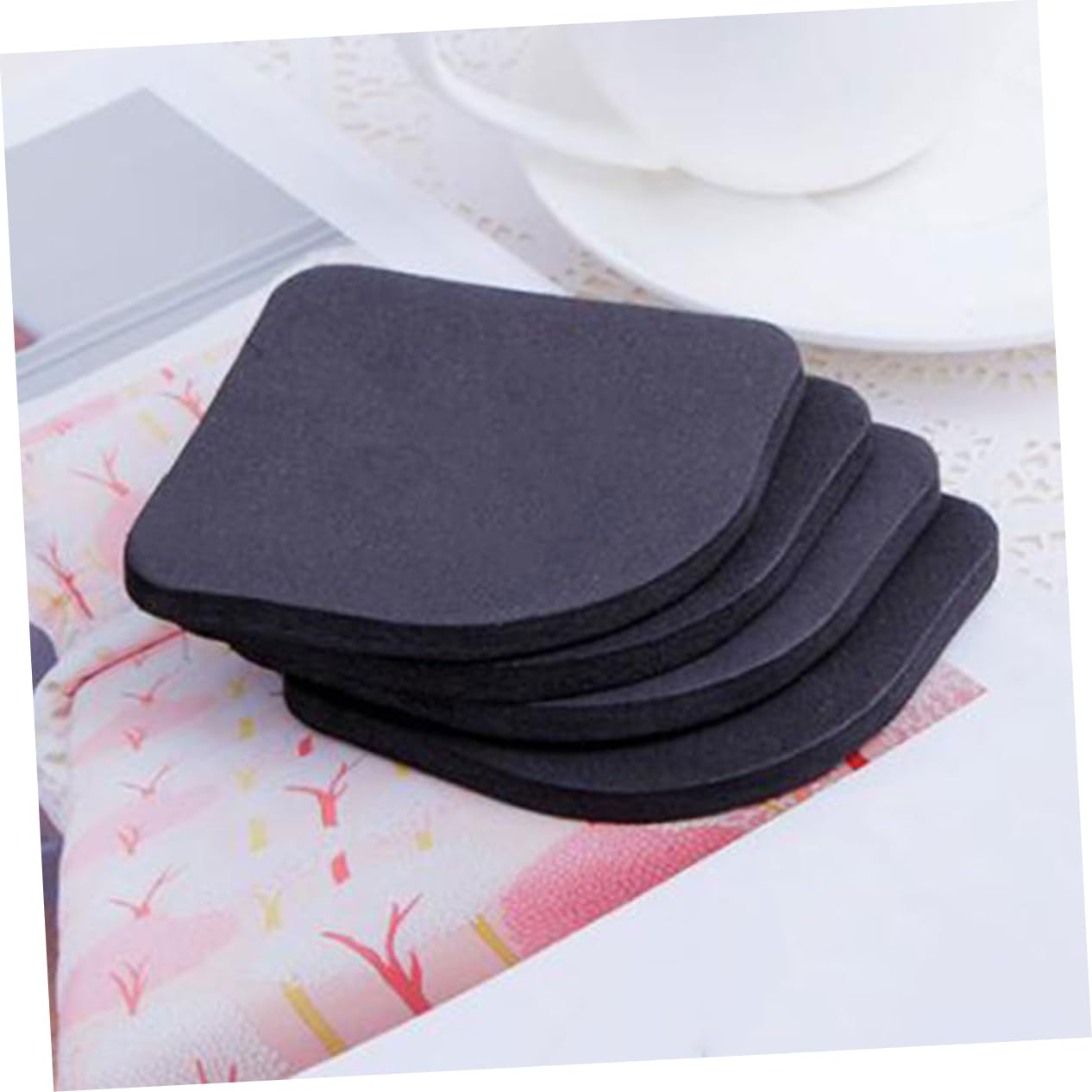 CHILDWEET 12pcs Washing Machine Vibration Mat Anti-Vibration Anti-Vibration Pads Vibration Reduction Pads Furniture Pad Anti-Shock Pad Foam Pad Foam Mat Vibration Isolation Pads Black