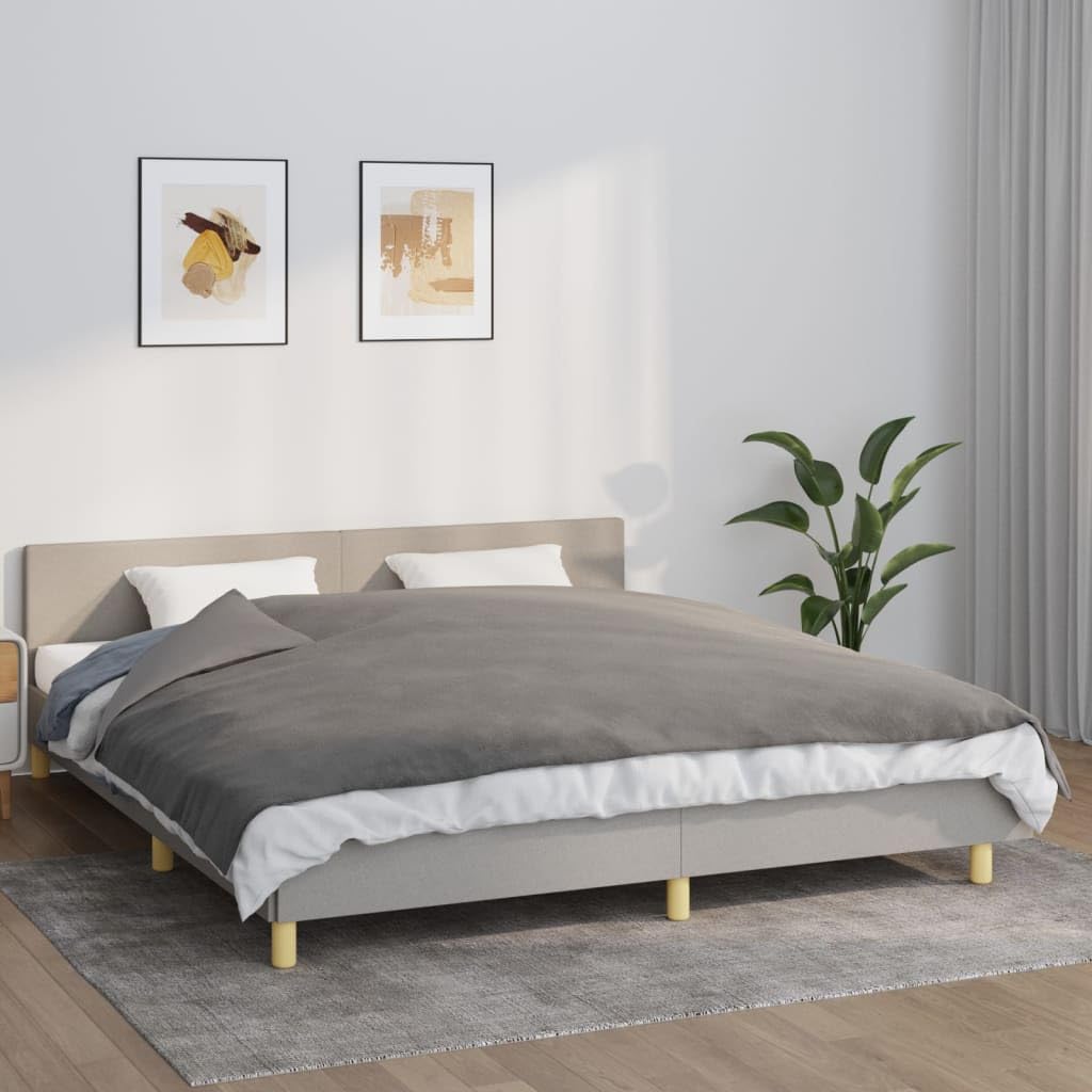 Manta con Peso con Funda Tela Gris 155x220 cm 7 kg