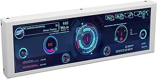 Bewinner 7.9 Inch IPS USB Mini Screen, PC Sensor Panel Display, AIDA64 PC CPU RAM HDD Data Monitor, Customizable Computer Temp Monitor for PC ARGB Computer Case