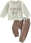 Ensemble de pantalons pour bébé garçon 2PCS Chemises à manches longues en coton Long Pantalons longs Garçons Outfit hiver d'automne