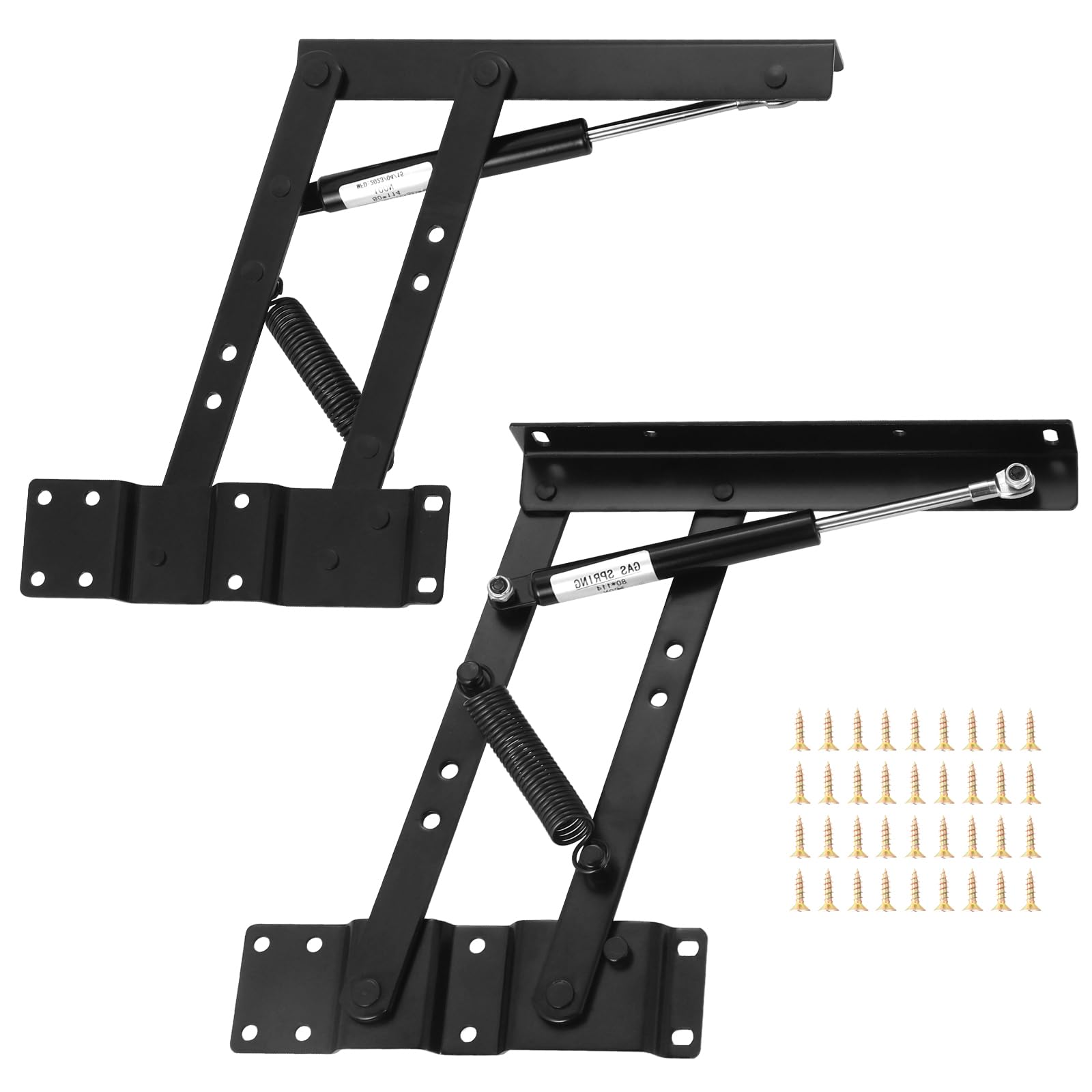 2PCS Coffee Table Spring Hinge Lift Up Top Coffee Table Lifting Frame Furniture Accessories pring Hinge Gas Hydraulic Hardware