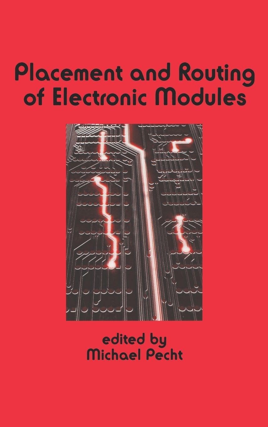 Buy Placement And Routing Of Electronic Modules — BookShops.in