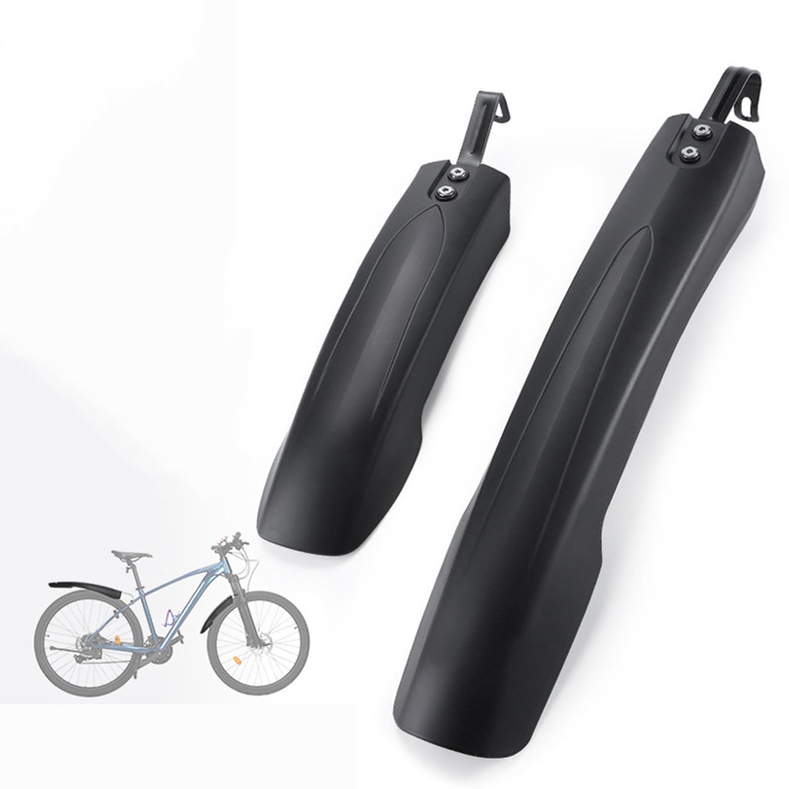 YSNFDN Fahrrad Schutzblech Set für Cube Stereo Hybrid One77, Vorder und Hinterrad Schutzbleche, Schnelle Demontage Spritzschutz Set, für 26-29 Zoll Fahrrad Mud Zubehör Sport & Freizeit