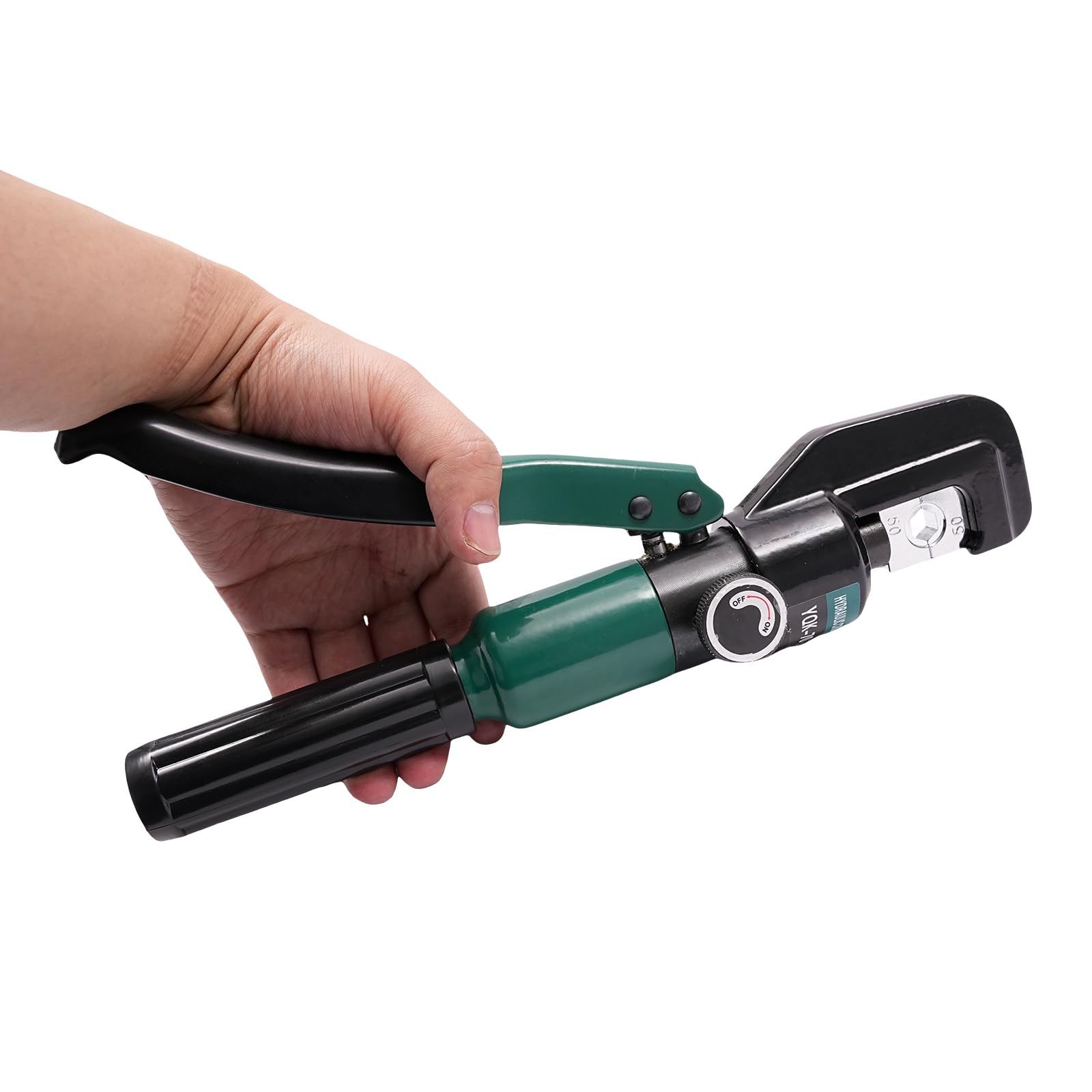 Pinza di crimpatura idraulica a mano 4-70mm²/16-300mm² Multi Size Muore Pinza idraulica manuale Potente funzione idraulica pinza crimpatrice per tubi in alluminio, tubi di plastica (8)