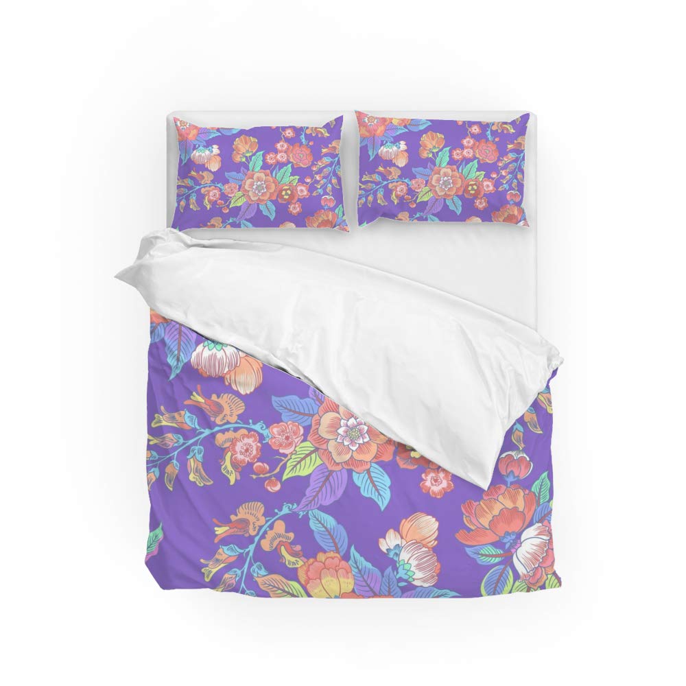 Parure de lit infroissable en polyester ultra doux contre la chaleur