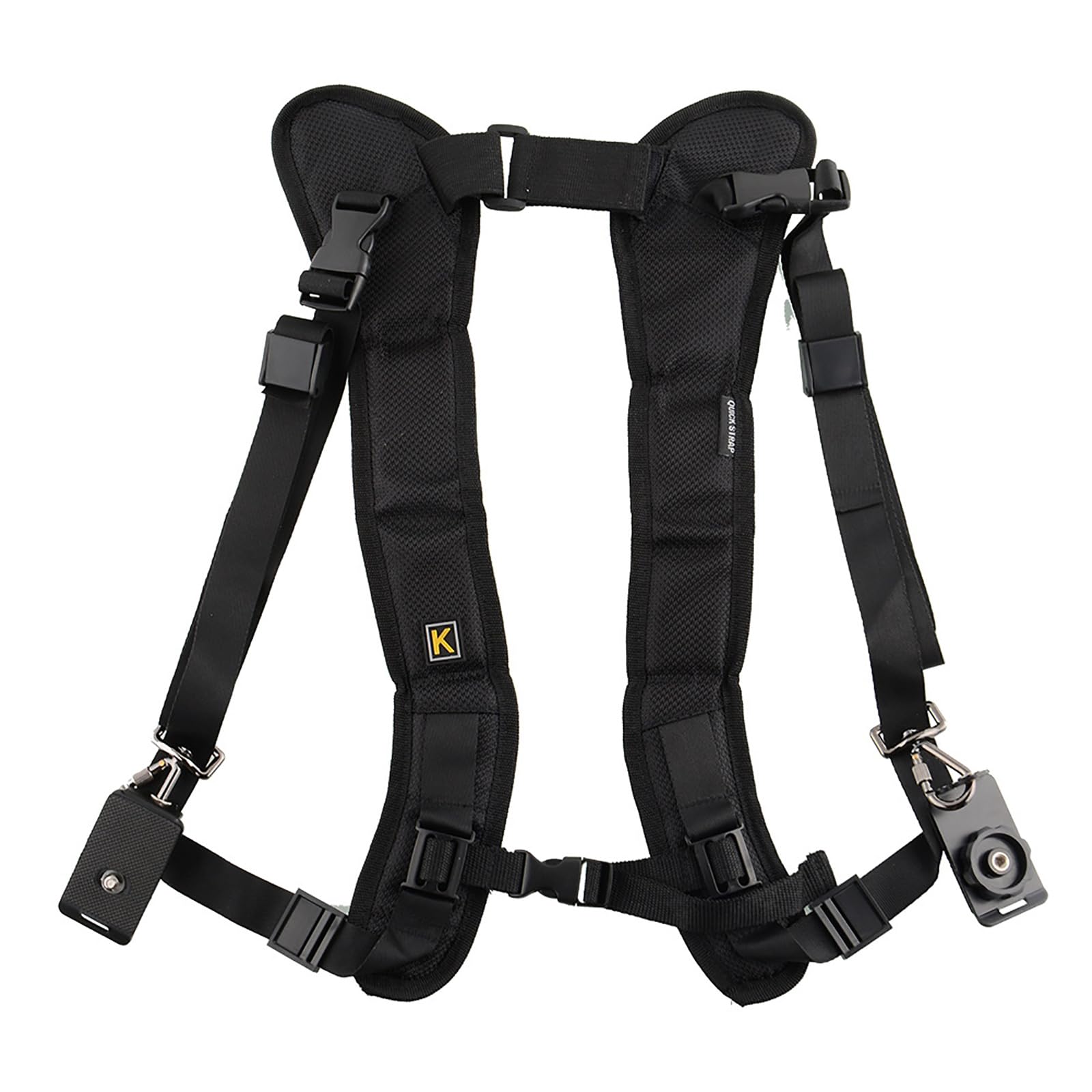 LARUISEE Double Camera Shoulder Strap Quick Rapid Slings Camera Belt Adjustment Quick Release For Cameras Digital DSLR Strap Camera Straps For Photographers Quick Release