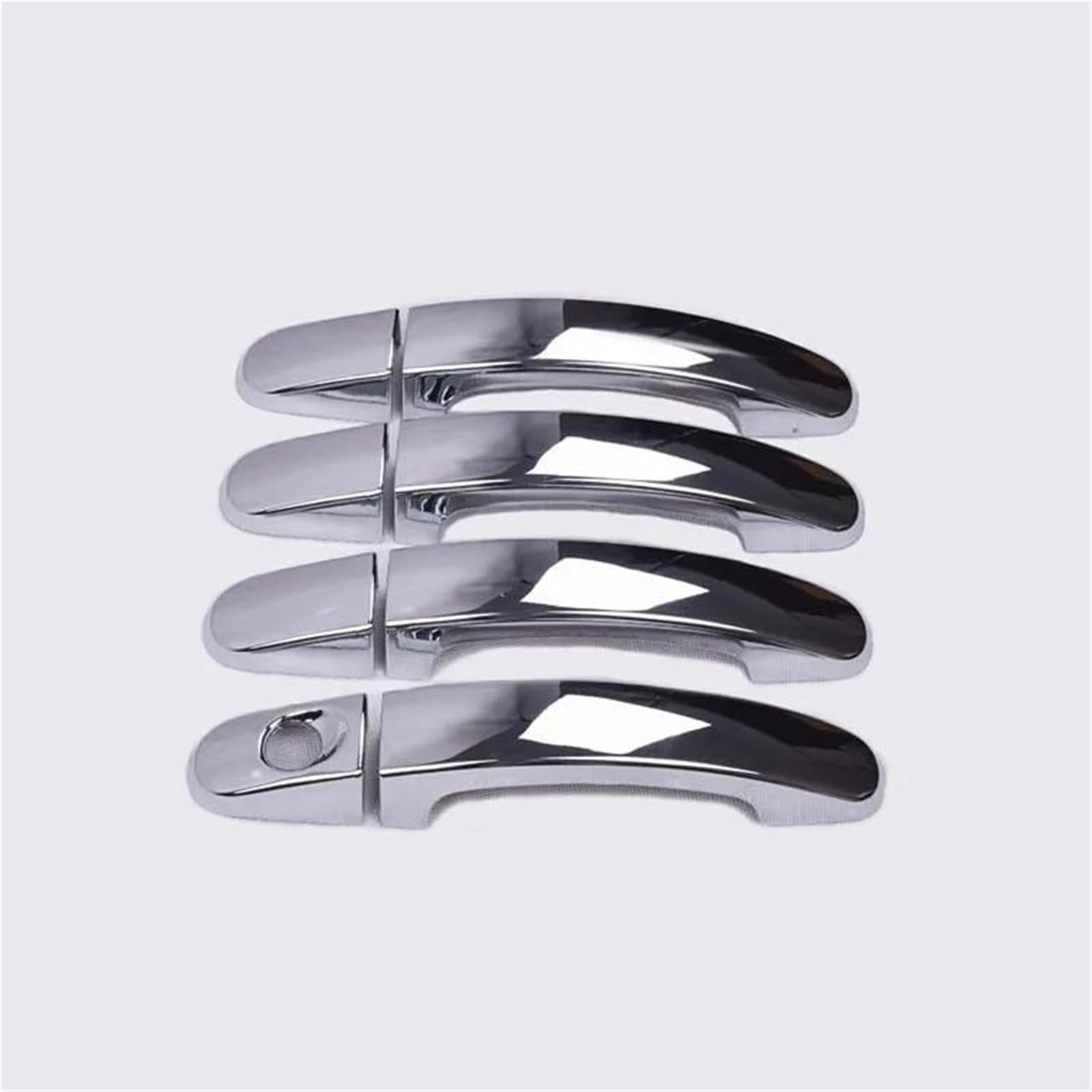 YYTEMD Car Door Handle Cover Trim Overlays Styling Accessories for Ford for Focus 2012-2018 Chrome(OneColor)