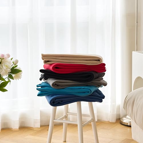 Miniatura 5 de CAI TENG Paquete de 6 mantas de forro polar para sofá, ligeras, cálidas, suaves y acogedoras, para niños, para cama, sofá, oficina, regalos al aire