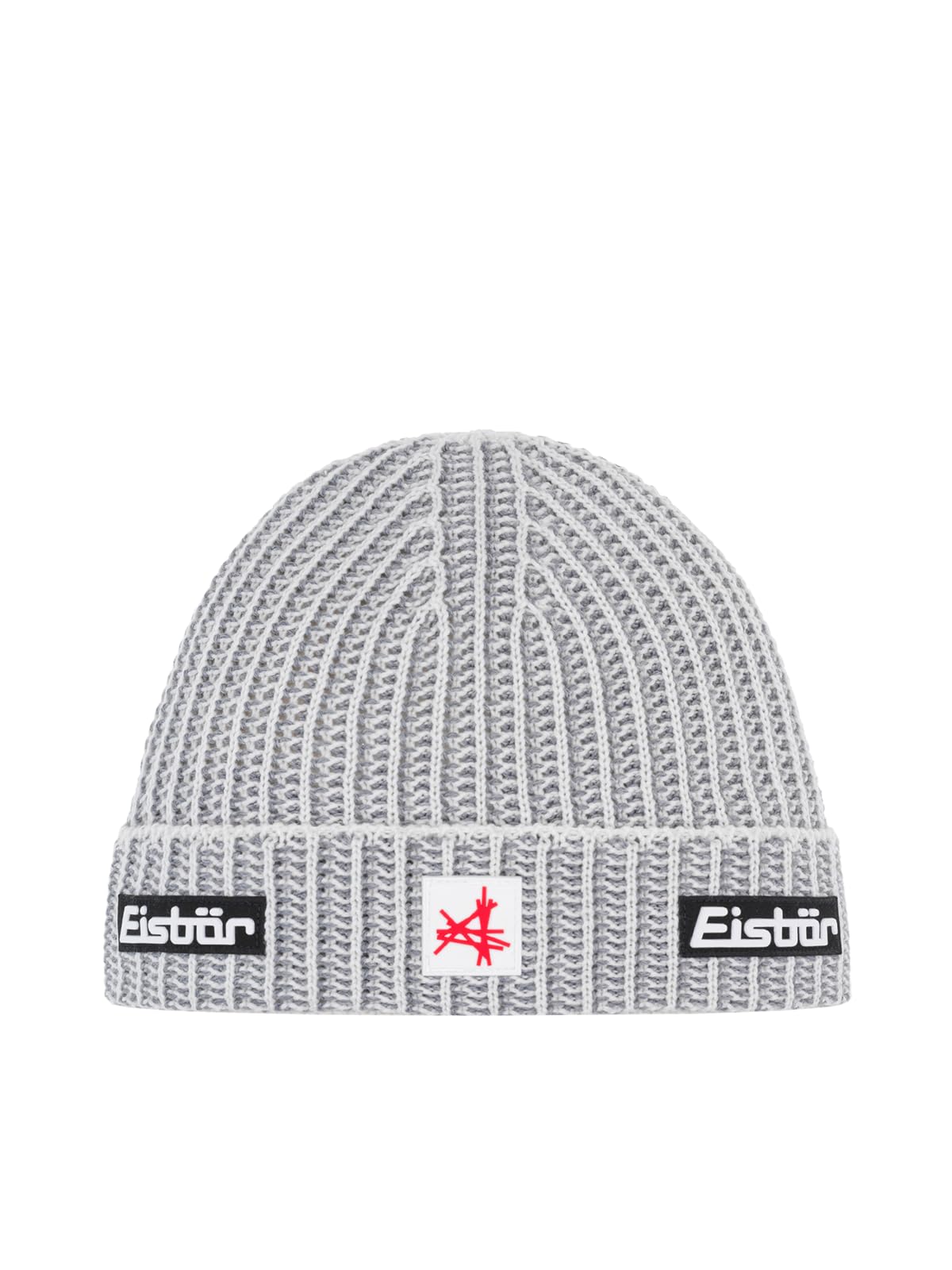 Eisbär Sorrak Ski Austria Unisex Merino Winter Hat with Fleece Protects Against Cold and Wind - Knitted Hat Breathable Thermal Regulating Winter Hat Warm Ski Hat Hood, White, One Size