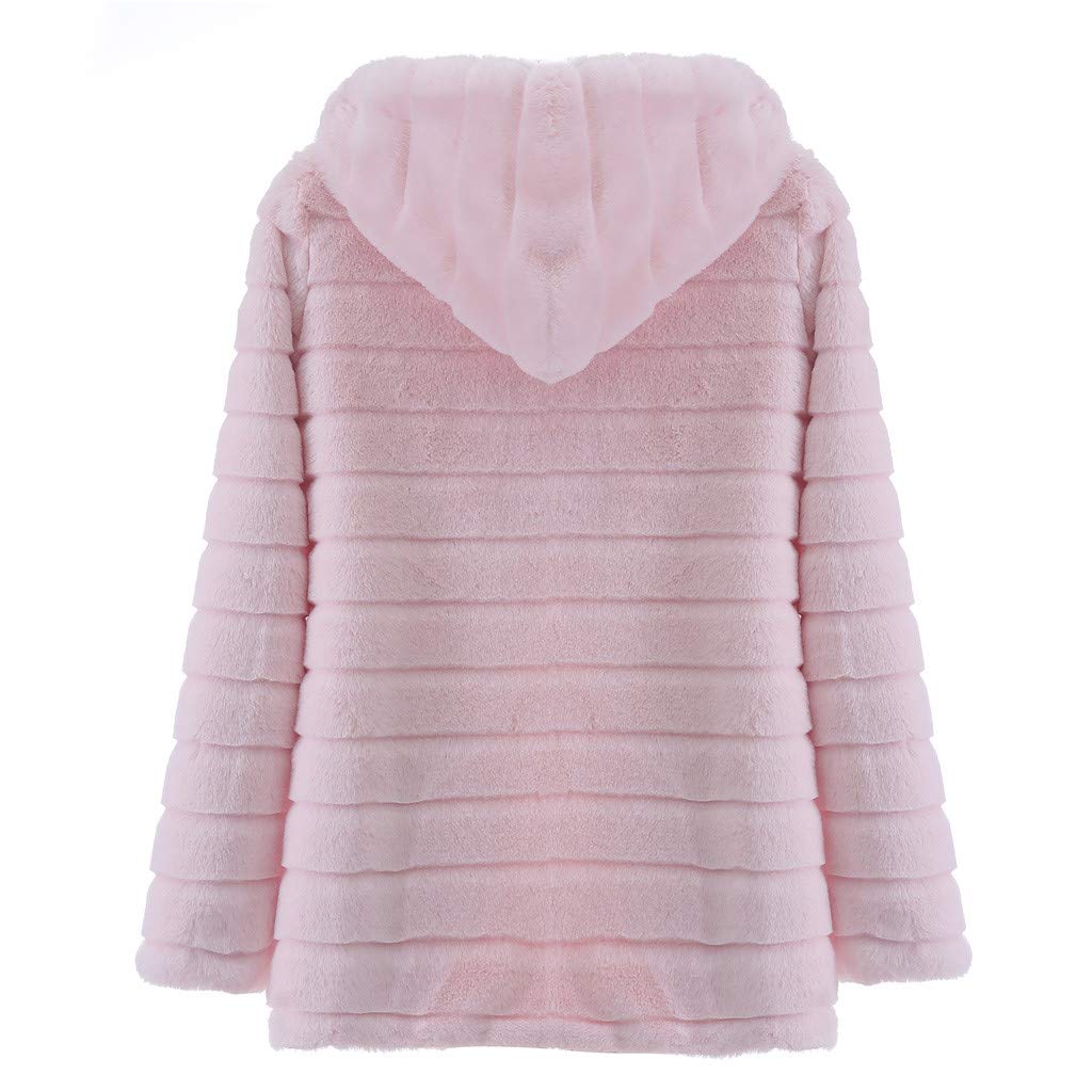 Giacca in pile da donna con cappuccio caldo – parka invernale giacca di peluche elegante Teddy giacca in pile fuzzy giacche autunno e inverno cappotto cardigan donna lungo finta pelliccia