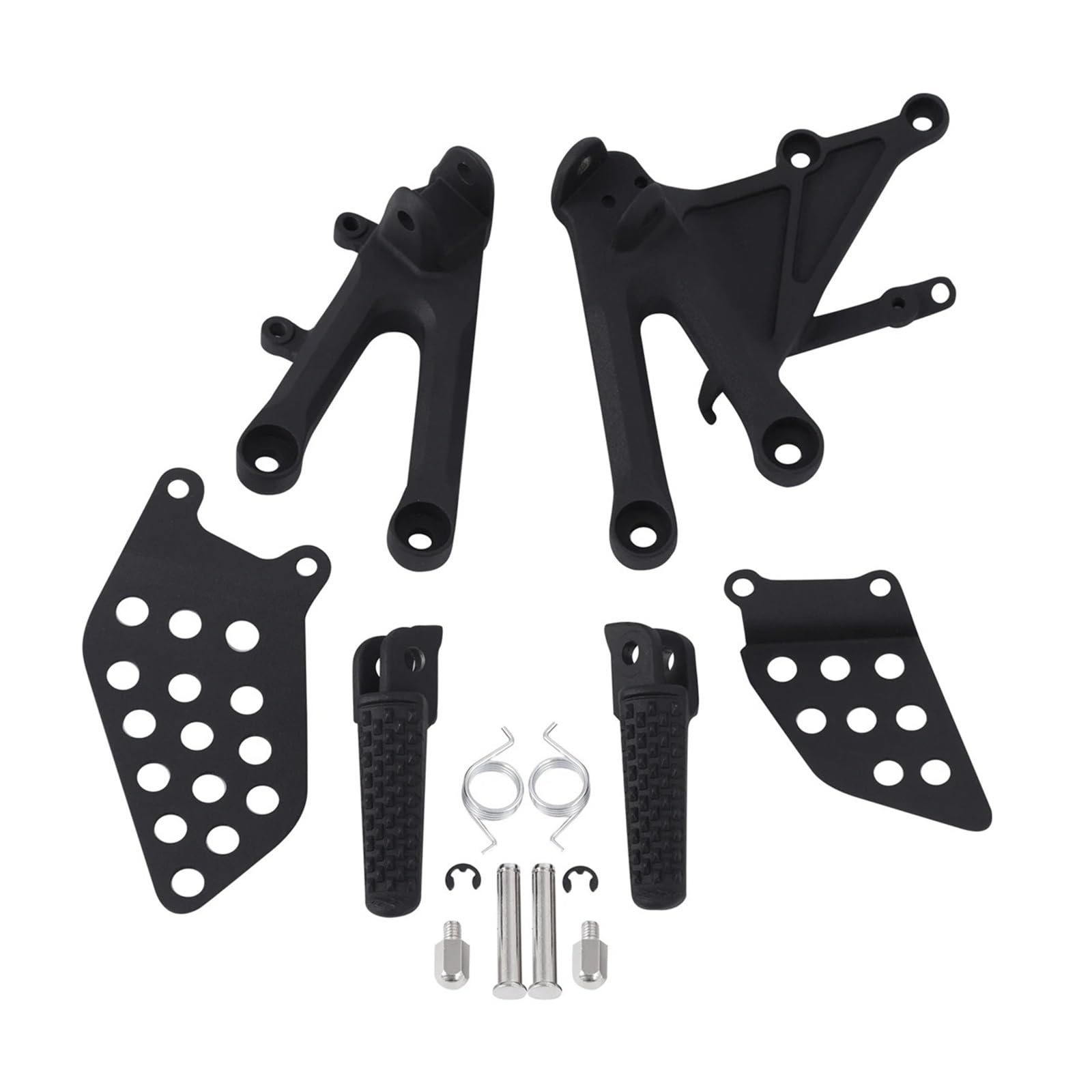 Motorrad Fußrasten Pedale Vordere Fahrerfußrastenhalterung Für CBR1000RR CBR 1000RR 2004-2007 2005 2006 Motorrad-Fahrerpedale(Sand Black)