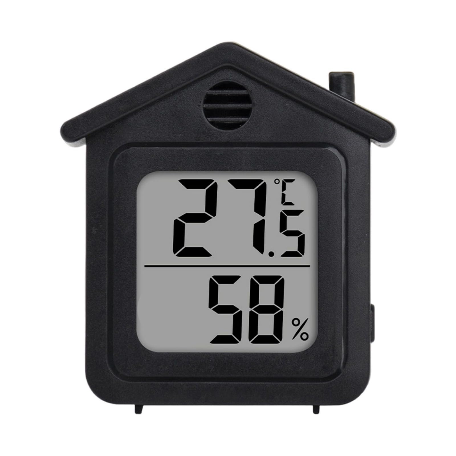Temperature Humidity Monitor with Large LCD Display for Home Indoor Environment Housing Easy Placement Indoor Humidity Temperature Monitor