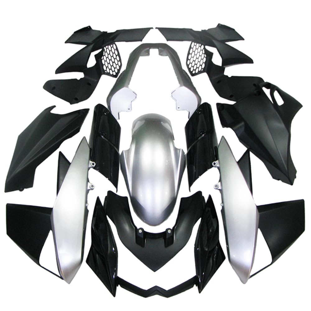 STLPRO Injection Full Fairing Kit Fit for Kawasaki Z1000 2010 2011 2012 2013 Z1000 10-13 ABS Plastic Motorcycle Bodywork Black Silver Body Kits