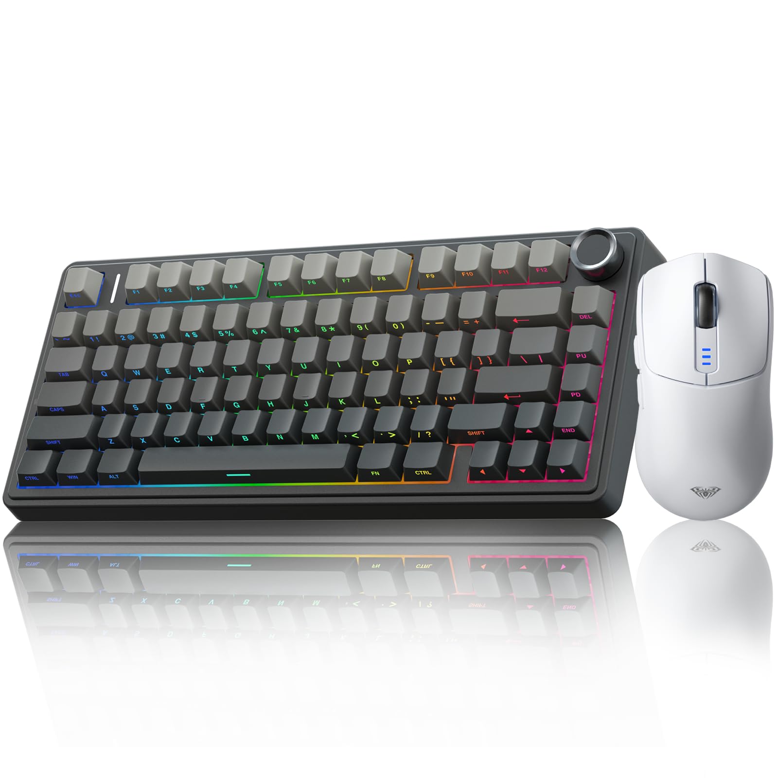 Amazon.com: AULA Wireless Keyboard and Mouse Combo, F75 Pro