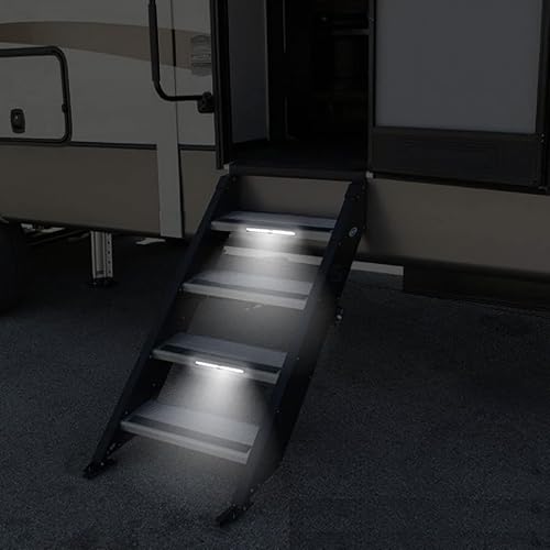 Miniatura 7 de Seagenck Luces inalámbricas para autocaravanas, barra de luces con sensor de movimiento alimentada por batería, para cámper, remolque, viajes,
