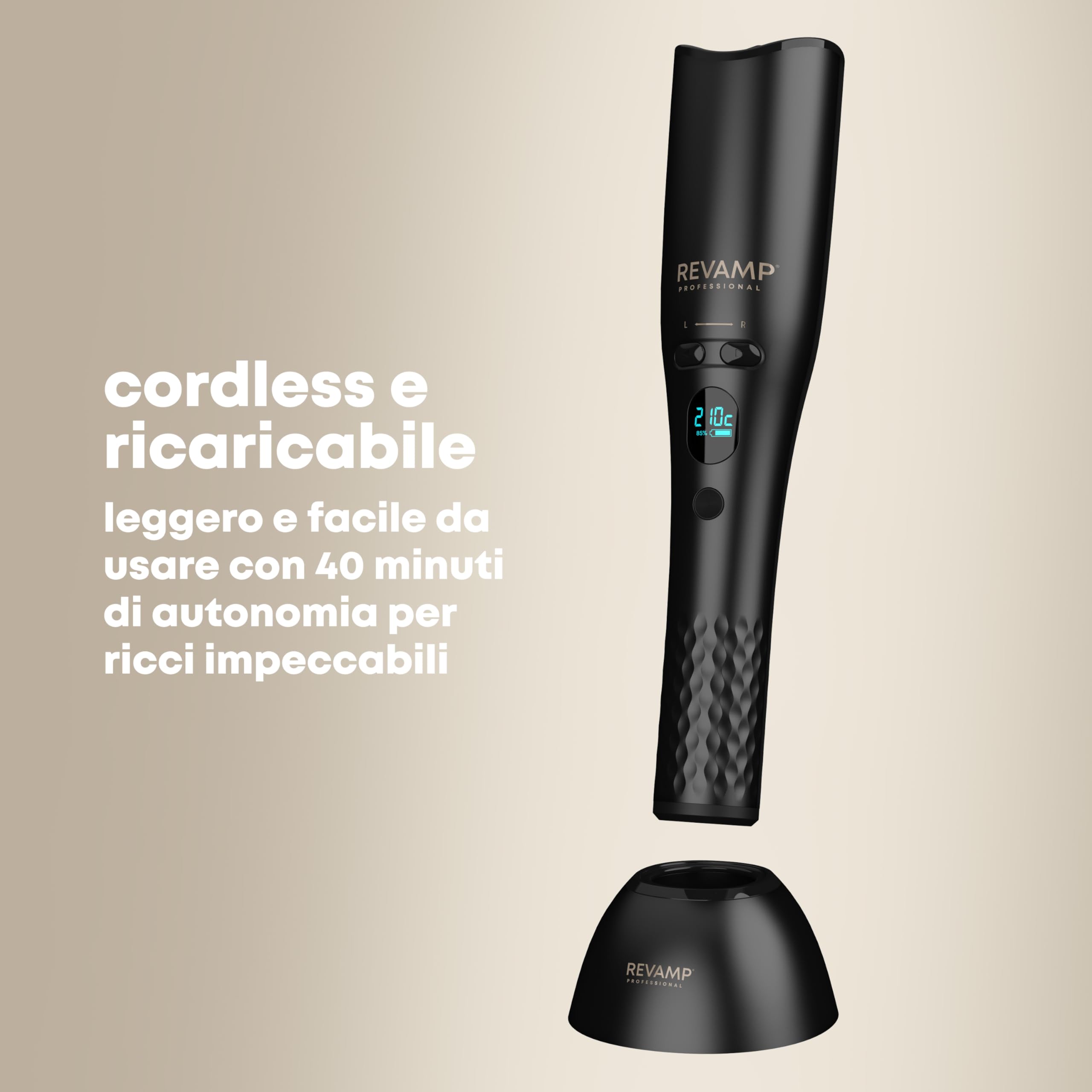 REVAMP iGen Progloss Hollywood Curl Arricciacapelli Automatico - Cordless