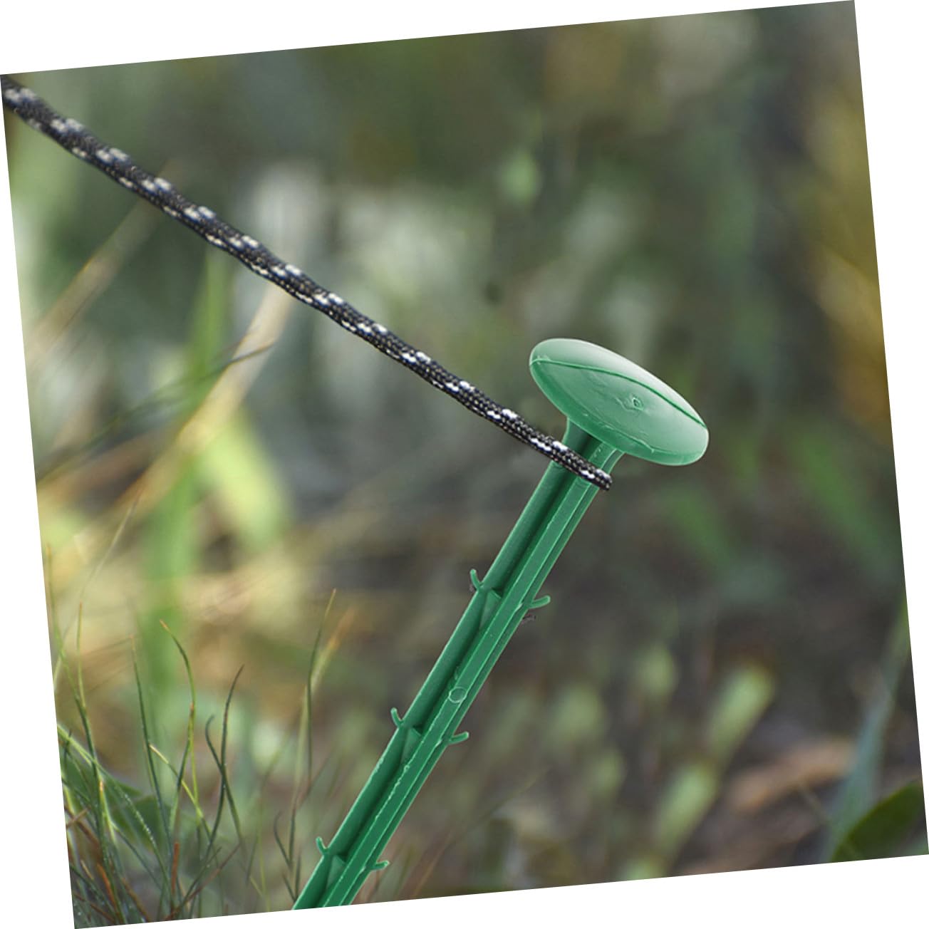 DOITOOL Picchetti di Plastica per Terra 150 Pezzi, Chiodi per Fissaggio Teli Antiparassitari e Giardinaggio, Picchetti Verdi 11 Cm per Esterni, Ancoraggio per Tende e Prato, Uso Giardino