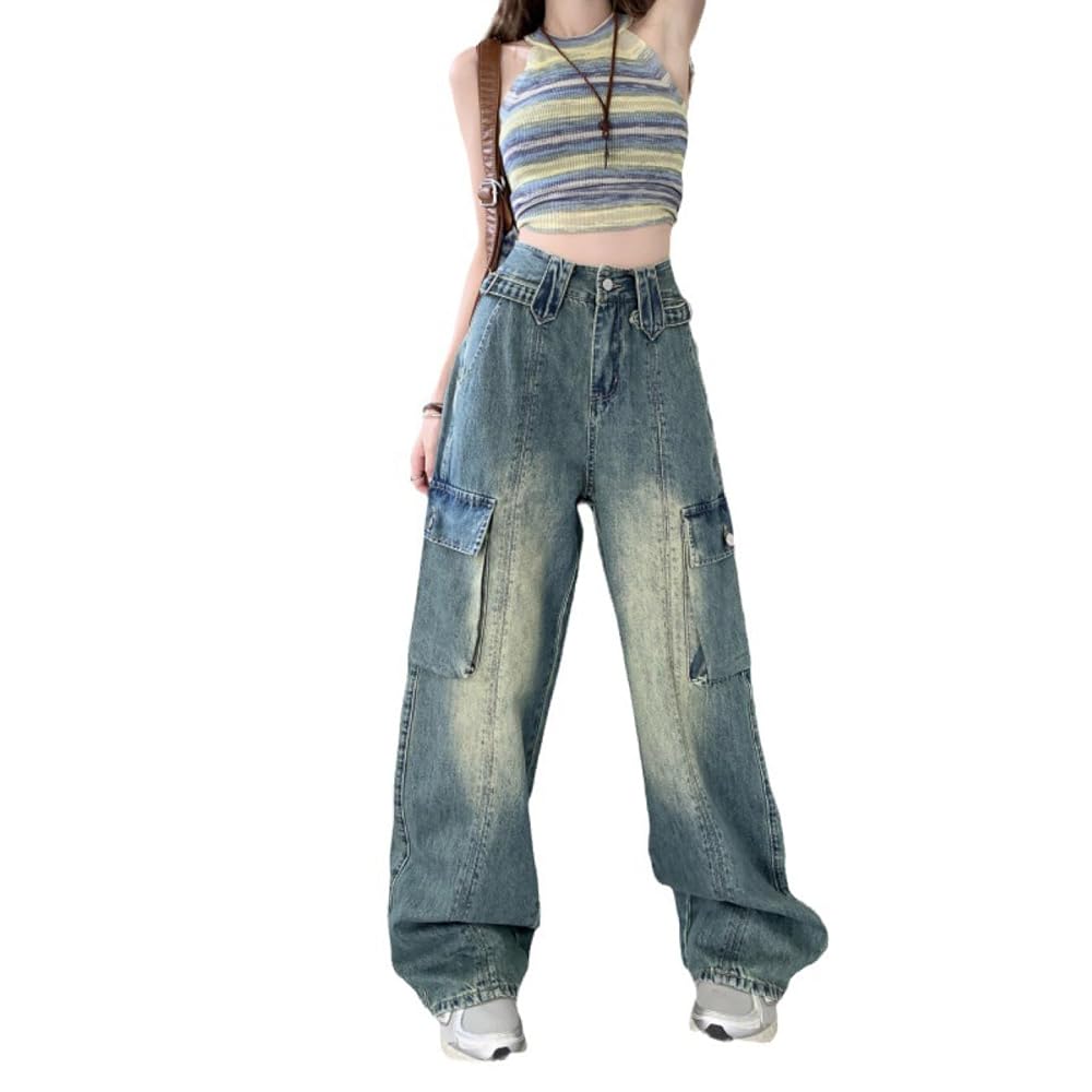 デニムパンツ レディース スタイリッシュ 春 女性用 ストレート