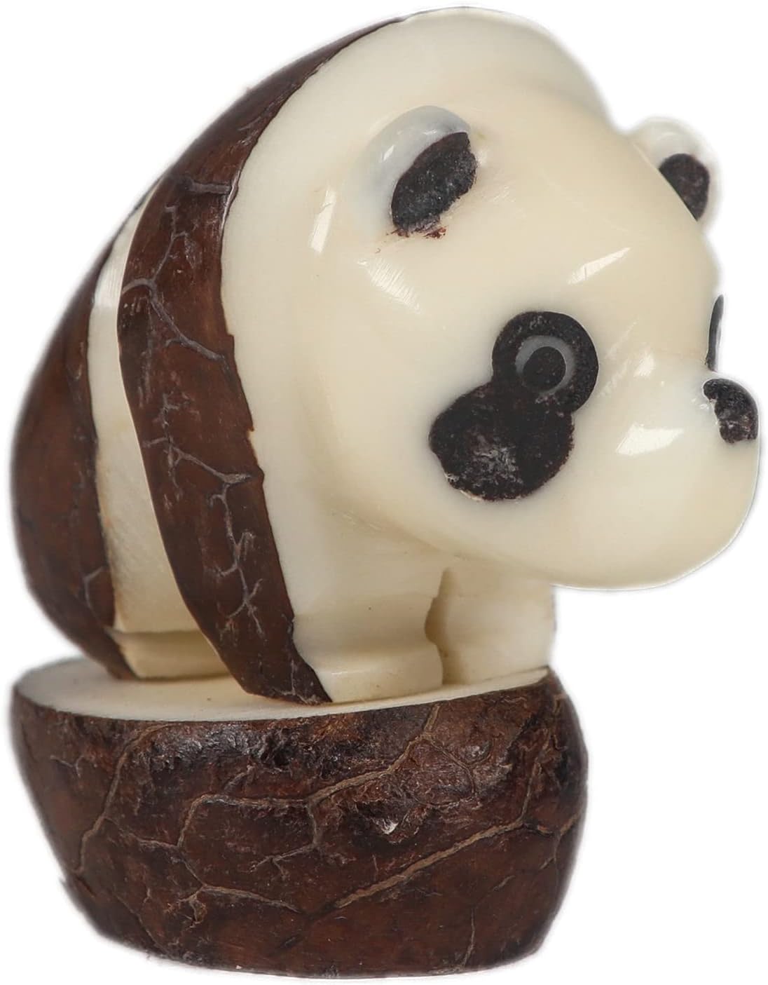 Tagua Nut Carving: Panda Style (1153-C210)