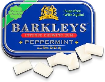 Barkleys Sugar Free Chewing Gum with Peppermint Gum 1 x 30 g