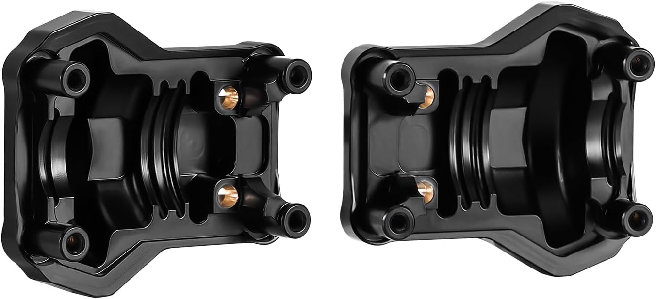 INJORA 61g Black Coating Brass Differential Axle Cover for FMS FCX10 1/10 RC Crawler Upgrade
