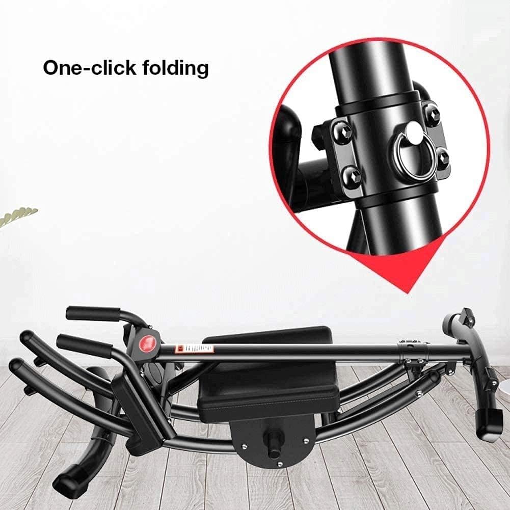 Abdominal Trainer AB Workout Machine Foldable Core Abdominal Exercise Equipment for Home Use Gym Fitness with LCD Display Max Load